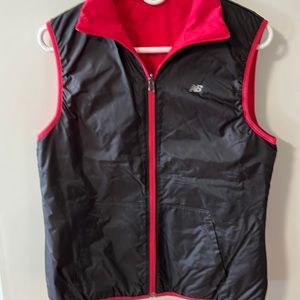 Women’s New Balance Reversible Gray-Pink Vest - Size Small